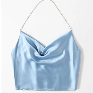 PacSun halter top, size small, baby blue